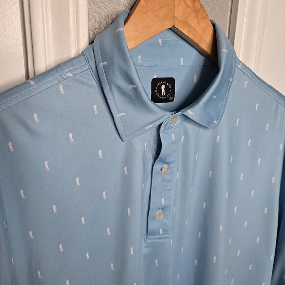 Polo by Ralph Lauren Other - USAG Men's Blue Polyester/Spandex Short Sleeve Golf Polo Shirt XL